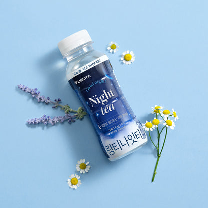 Night tea ナイトティー カモミール&ラベンダー風味 ハーブブレンドドリンク ナイトケア 朝すっきり